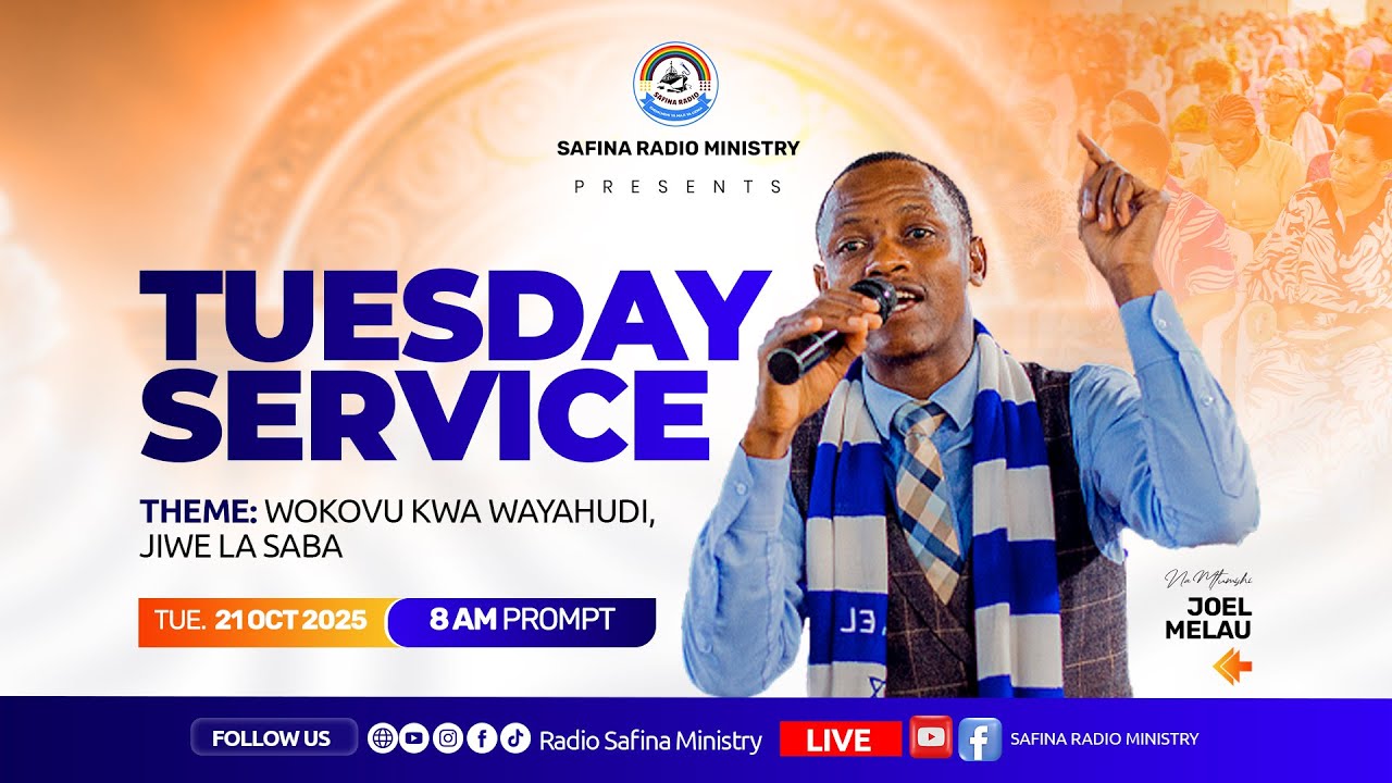 LIVE NOW🔴JOEL MELAU  - WOKOVU KWA WAYAHUDI, JIWE LA SABA- 21/10/2025