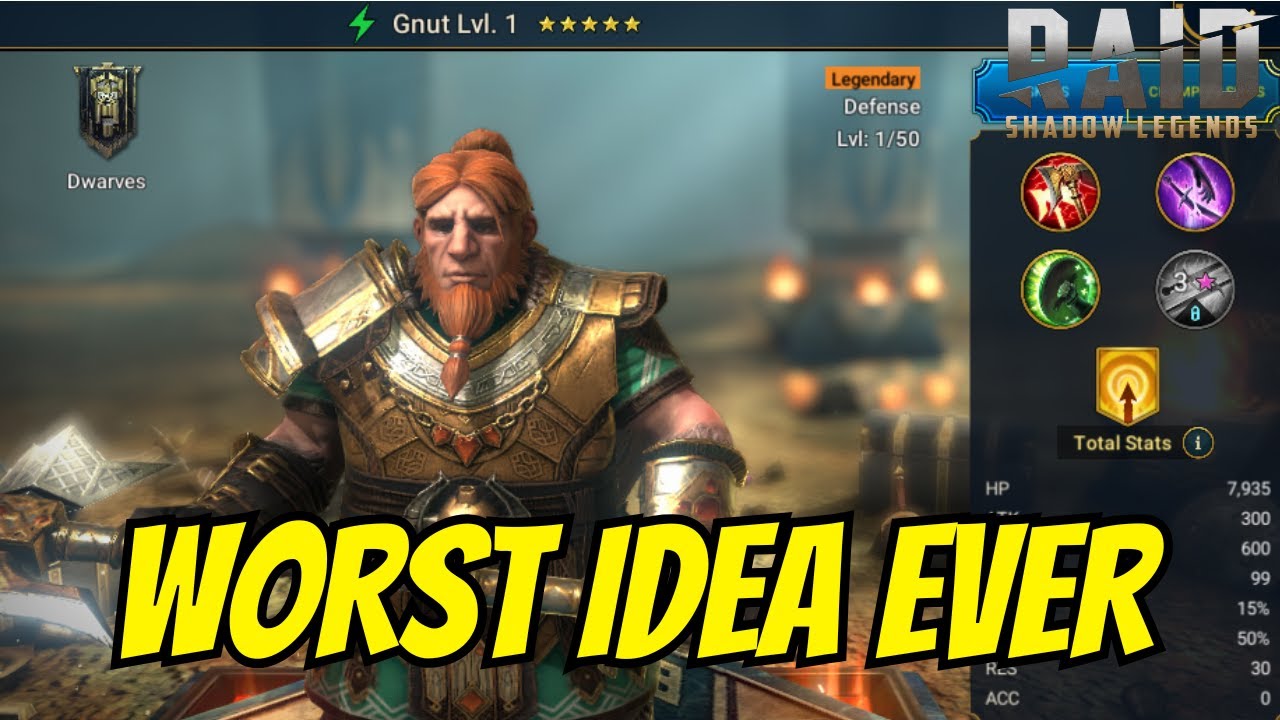 Я вложил все силы в Gnut, и результаты меня шокировали | RAID Shadow Legends | RSL