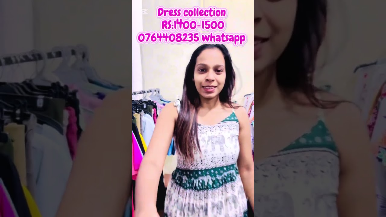 1400 සිට ලස්සන dress 😍 අපිව subscribe කරන්න 😍