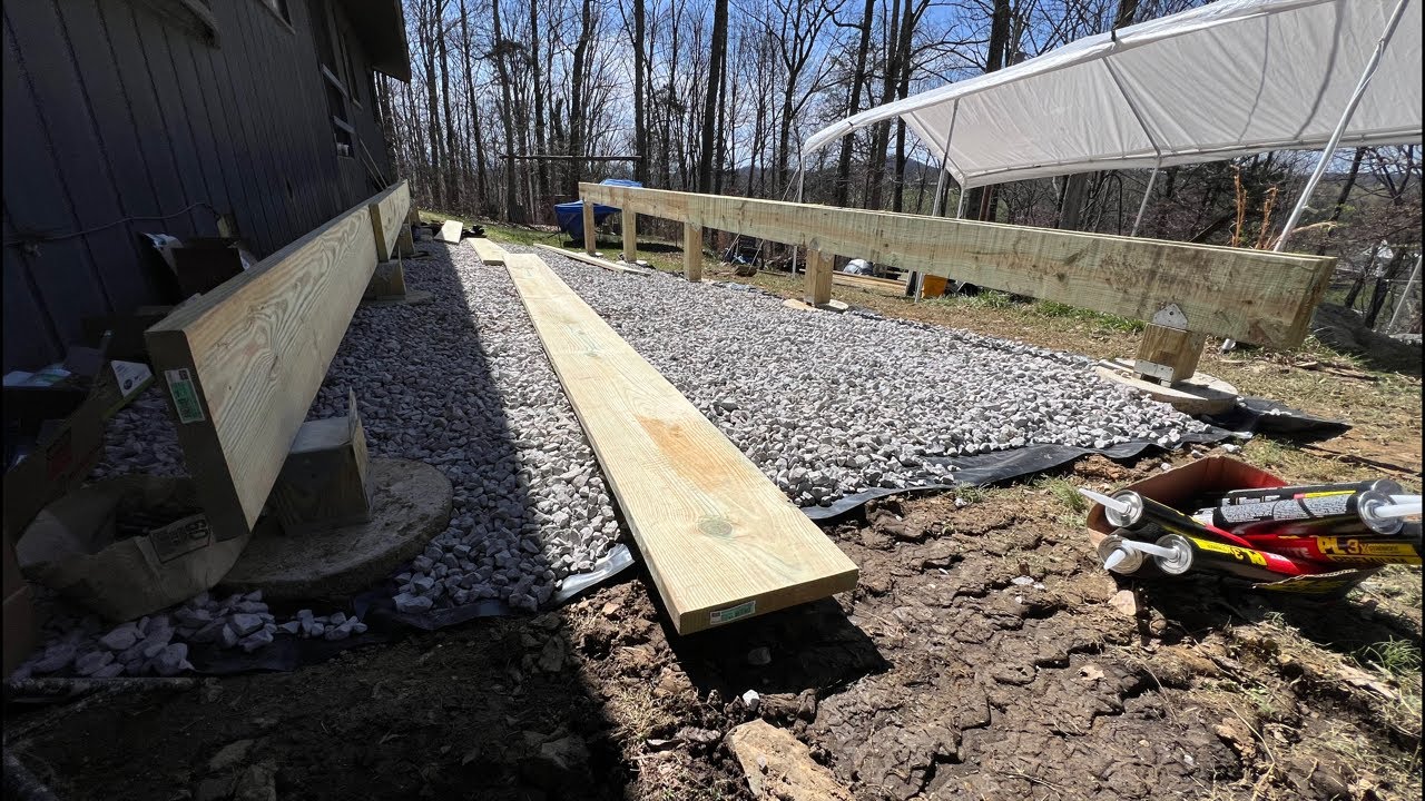 Deck Framing Live: Building a Strong 3-Ply 2x12 Beam 🔨