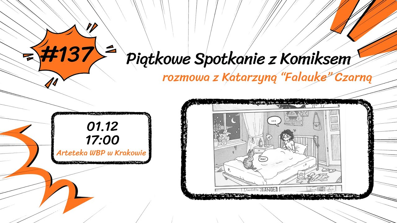 Piątkowe Spotkanie z Komiksem #137: spotkanie z Katarzyną 