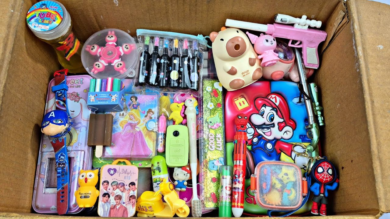 Fancy Stationery Collection Hilighters  😍 Geometry, PencilBox, Sharpener, Eraser, Keychain, Scale 