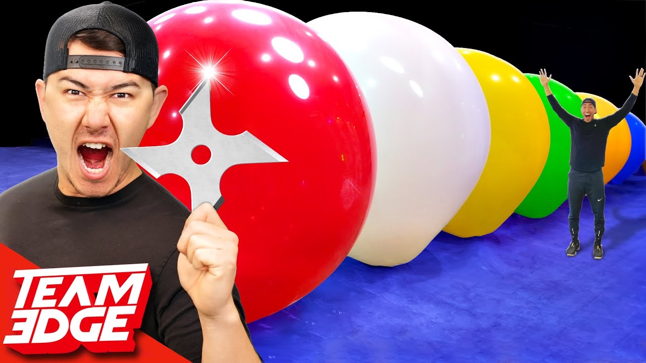 How Many Giant Balloons to Stop a Throwing Star??