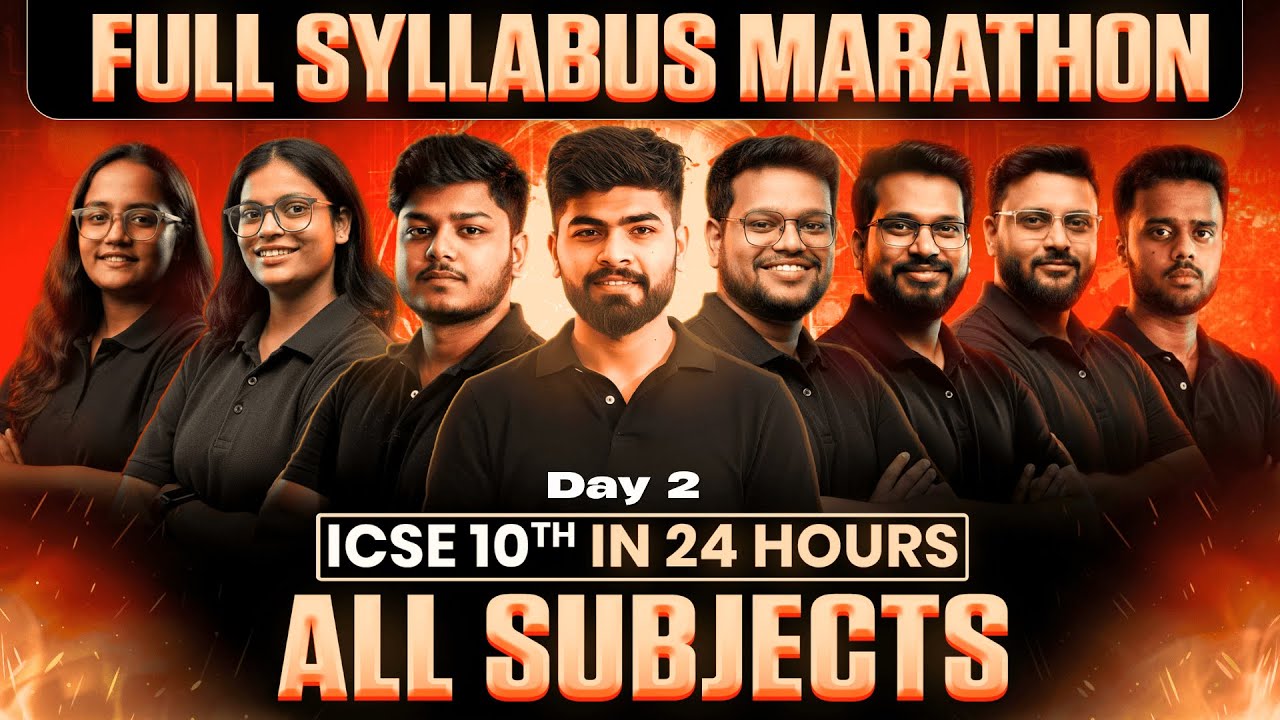 🔥 All Subjects Marathon | FULL ICSE Class 10 Syllabus | Boards 2026 | Part 2