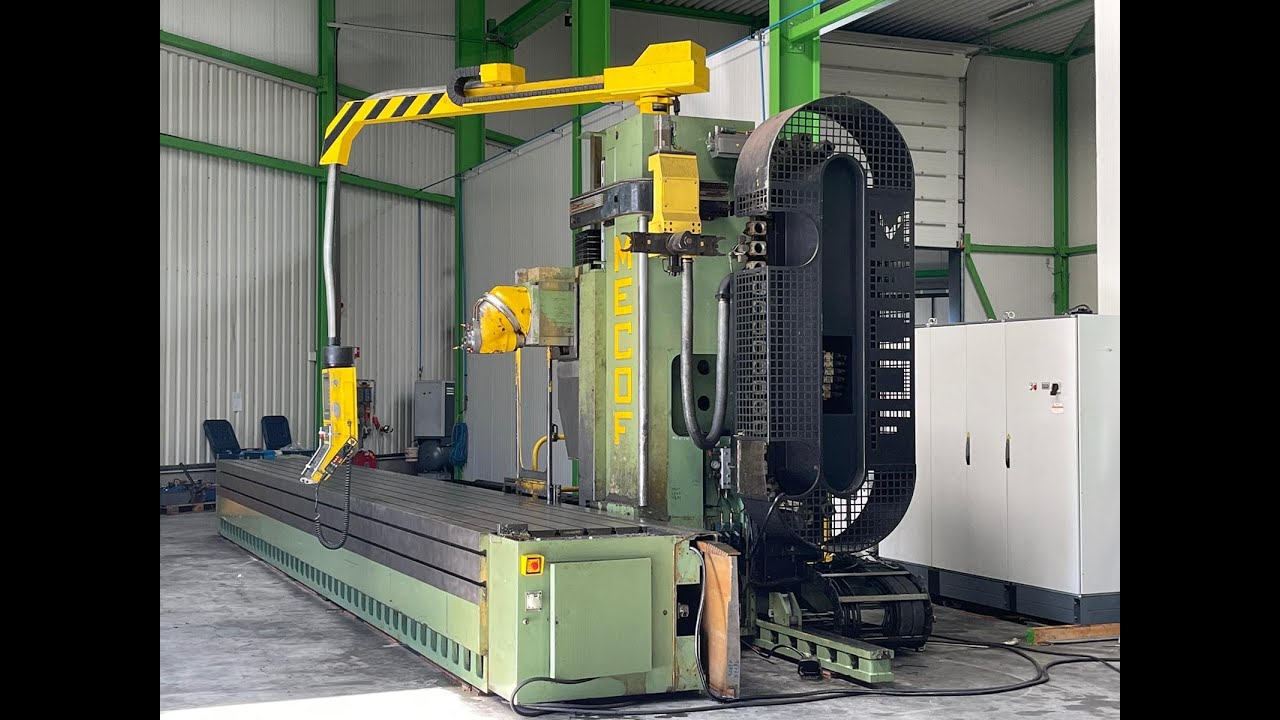 MECOF CS 140 moving column bed milling machine MACH4METAL iTNC530