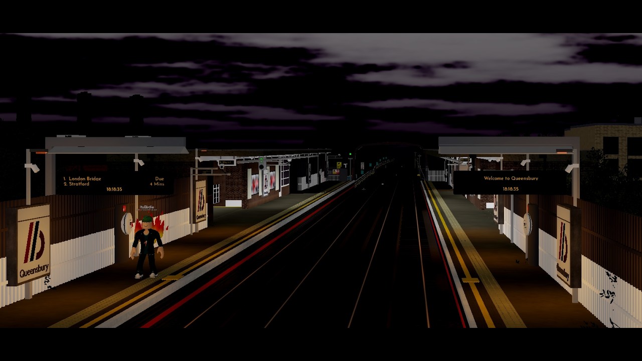 RIDING THE JUBULEE LINE IN ROBLOX