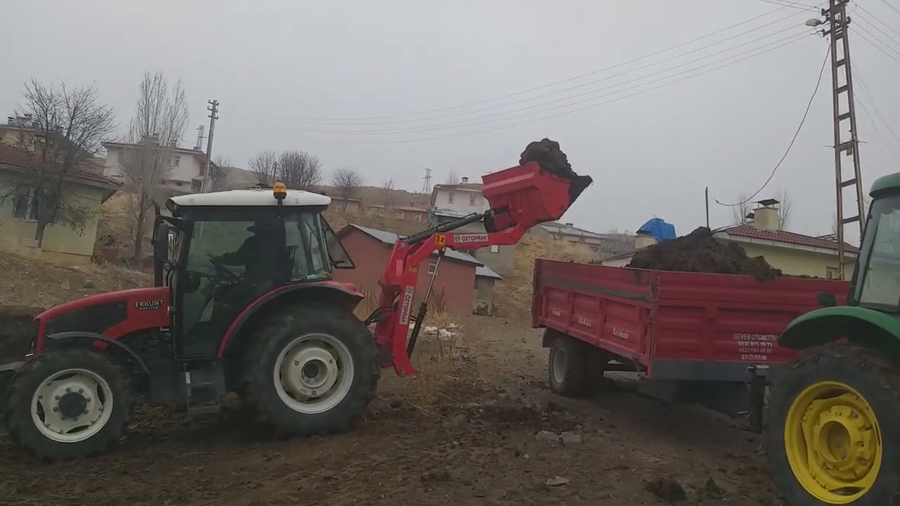 Öztoprak traktör arkası kazıyıcı sıyırıcı yükleyici kepçe