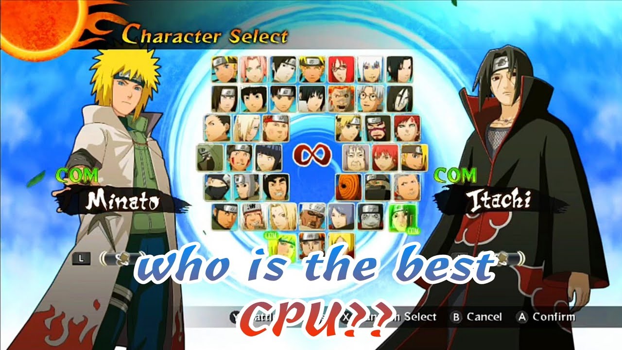 Naruto Ultimate Ninja Storm 2: Minato vs Itachi(com vs com): The battle of Genius Ninja