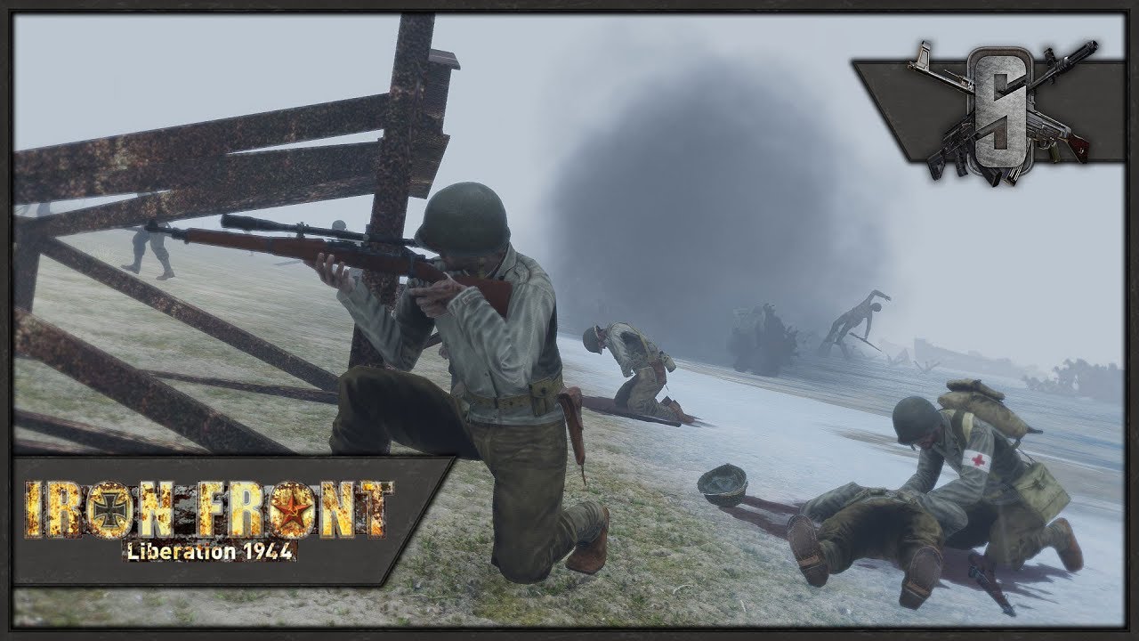 D-Day Sniper! Beach Landing 60+ Players - ArmA 3 WW2 Mod - US Army Beach Assault 1440p60