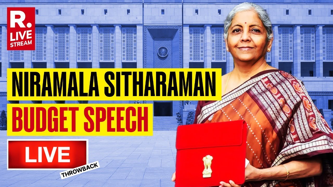 Nirmala Sitharaman Budget Speech LIVE: Union Budget | Budget Breaking | Republic TV
