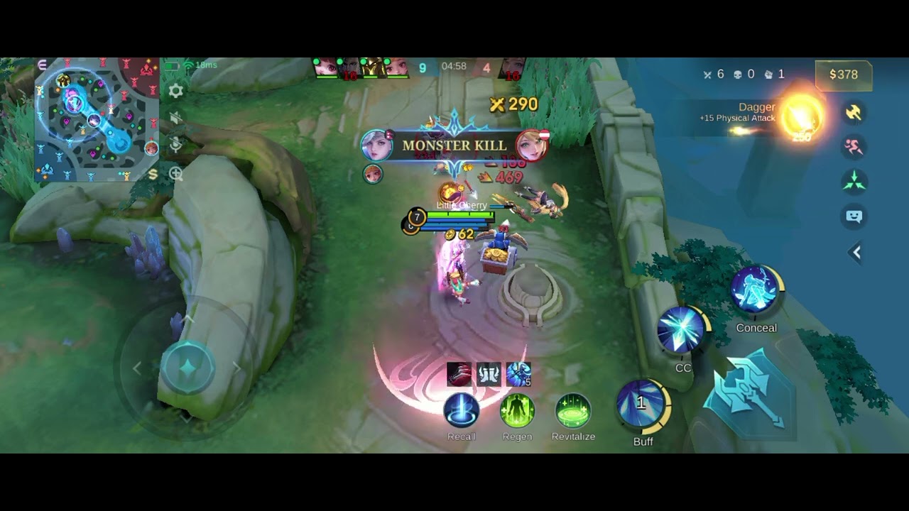 Playing Mobile Legends......... kinda laggy at some point 