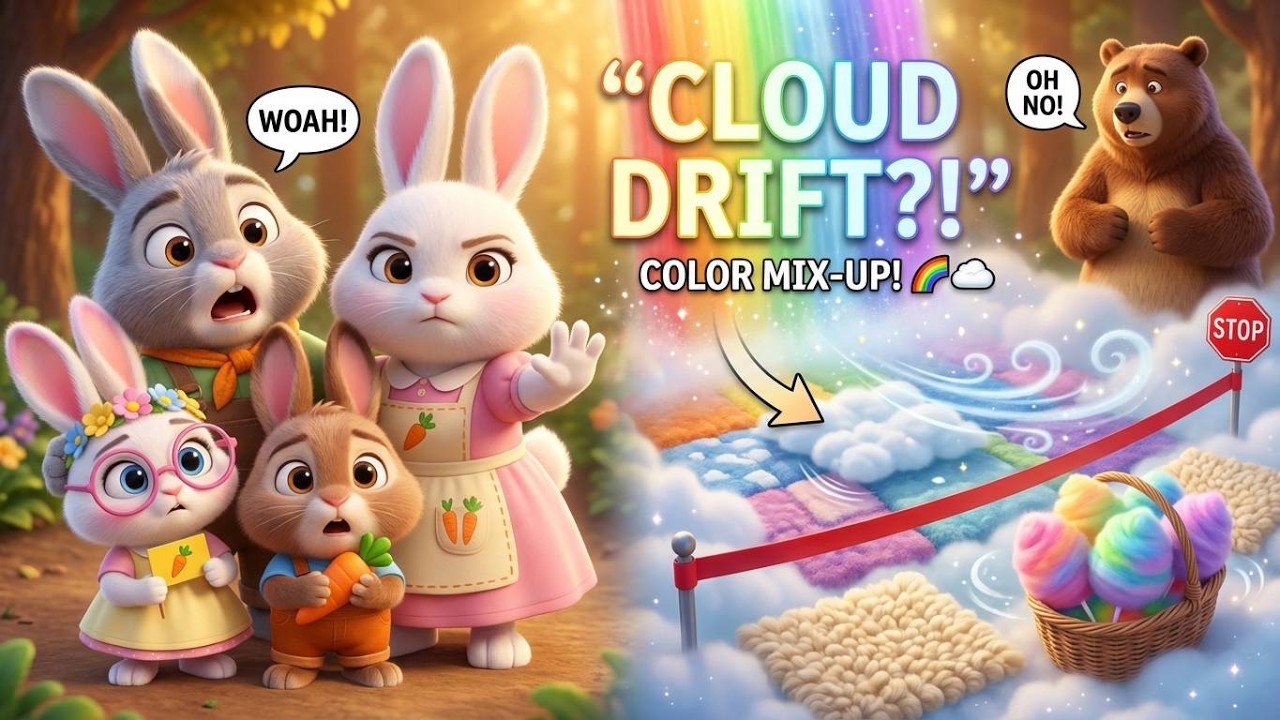 Cloud Garden Drift & Color Mix up! 🌈☁️ Candy Floss Crop Rescue | Buck’s Forest Adventures! Kids Safe