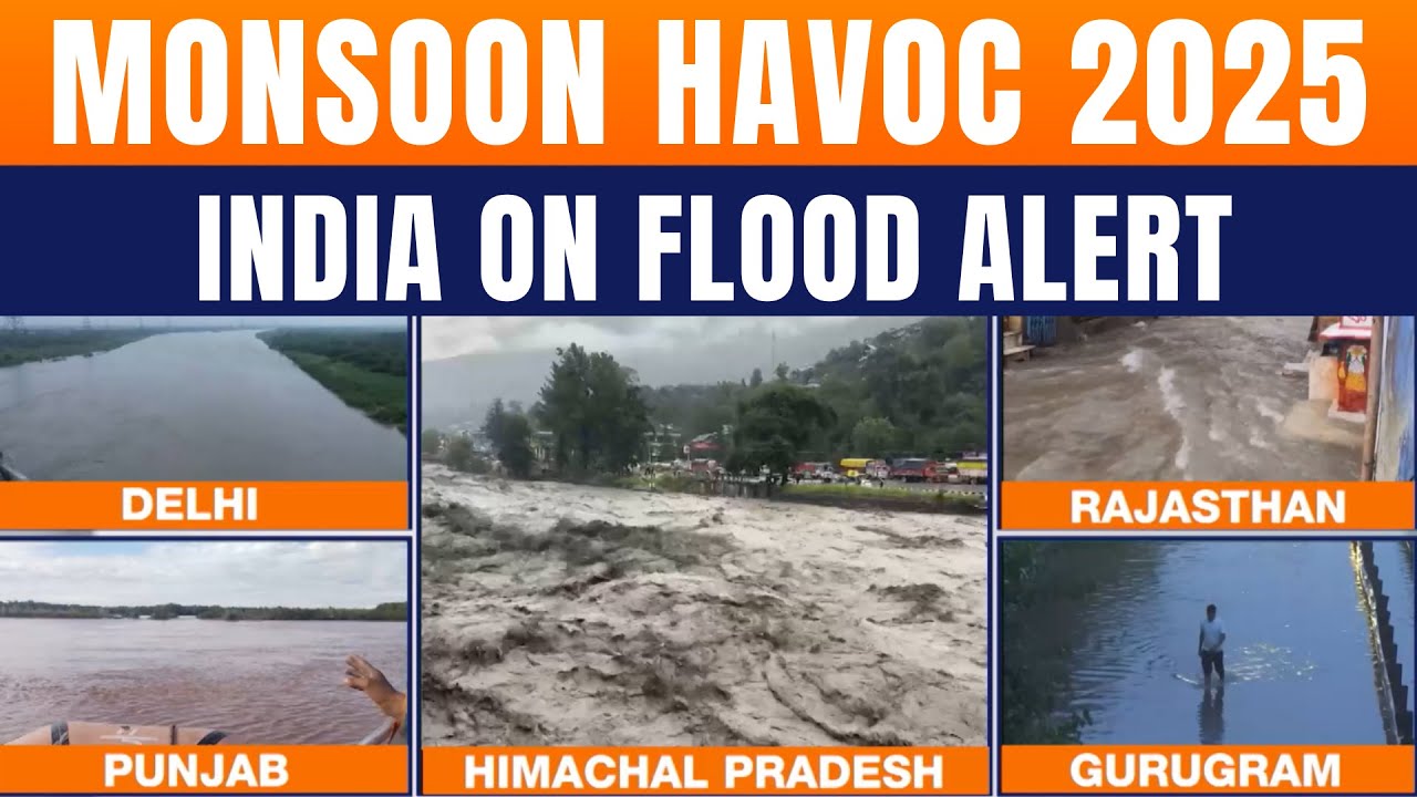 India Flood Crisis: Delhi, Punjab, Rajasthan, Himachal, UP On Red Alert | News9