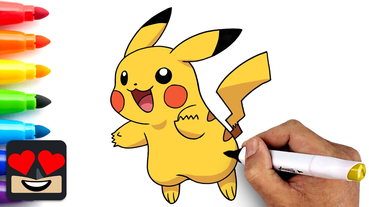 How To Draw Pikachu | Pokemon