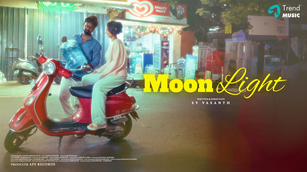 Moon Light - Music Video | Vasu Pradeep, Vansheeka Maheshwari | Sanjay Romauld | SV Vasanth