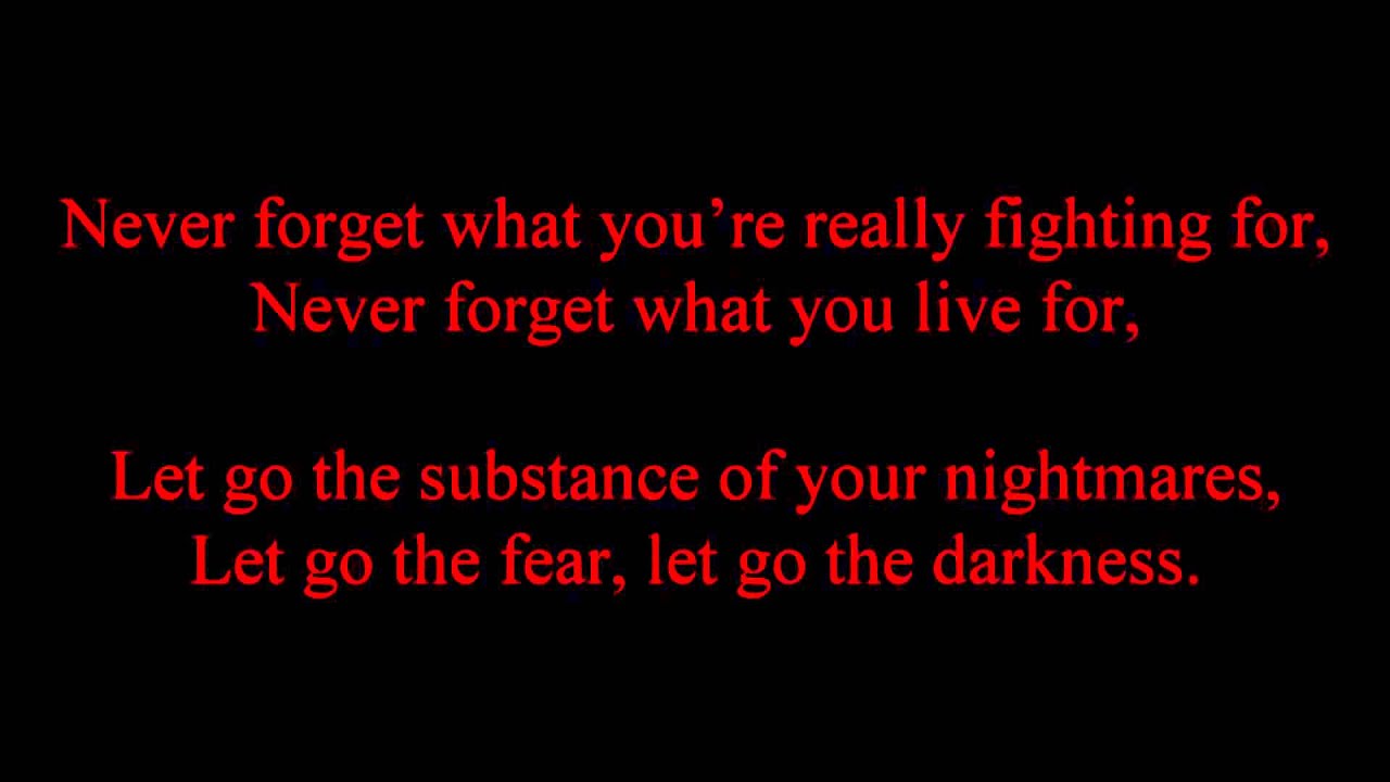 Infected Rain - Stop Waiting (Lyrics)