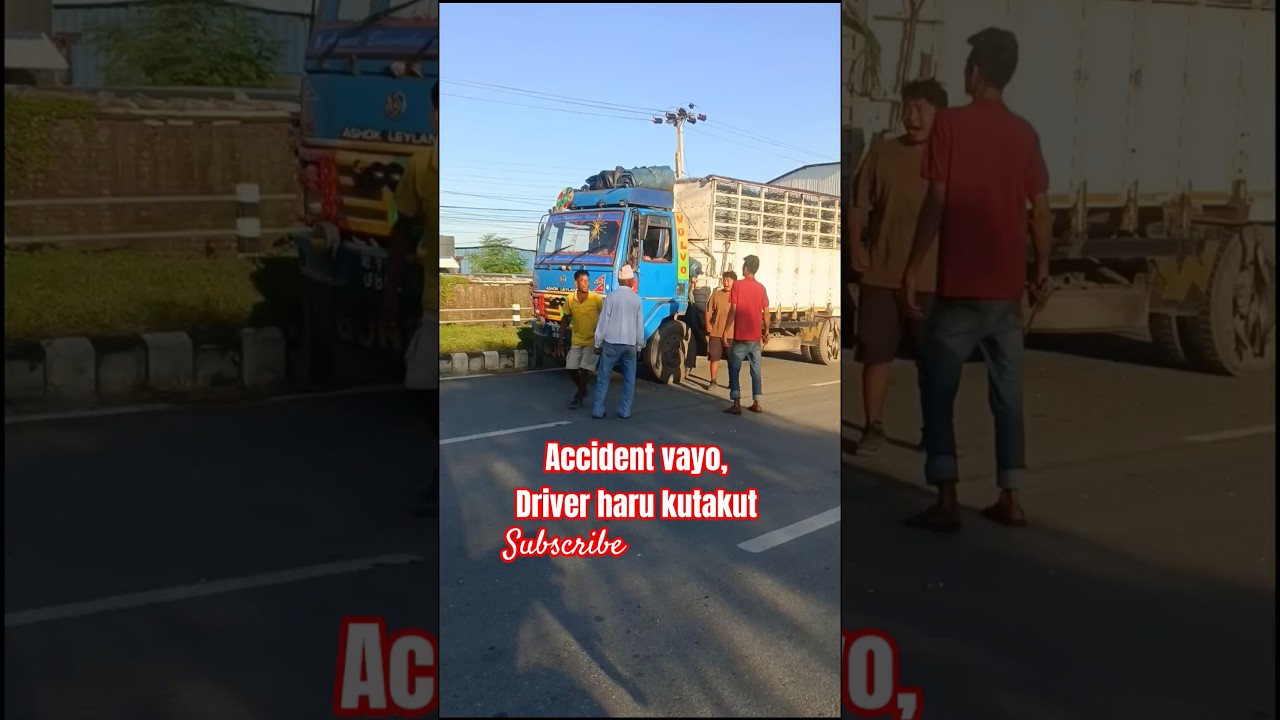 bus ra truck accident, driver fight 