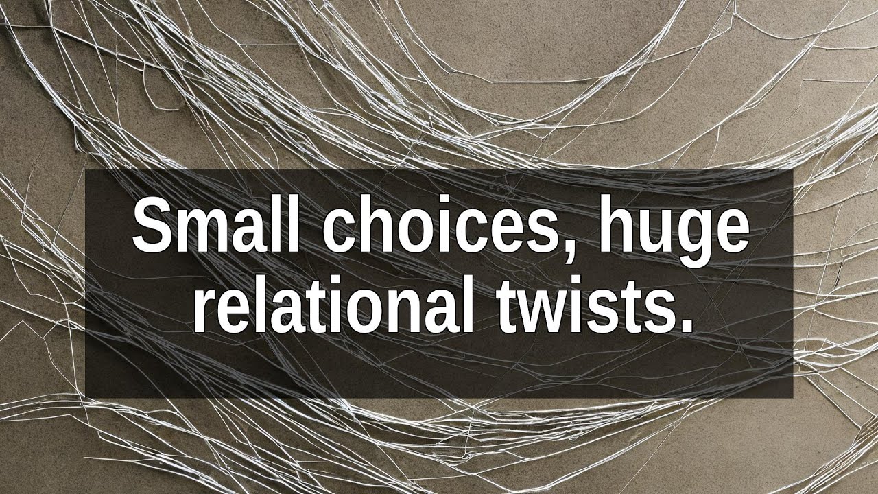 Tiny Choices, Big Consequences: How Today Shapes Your Relationships