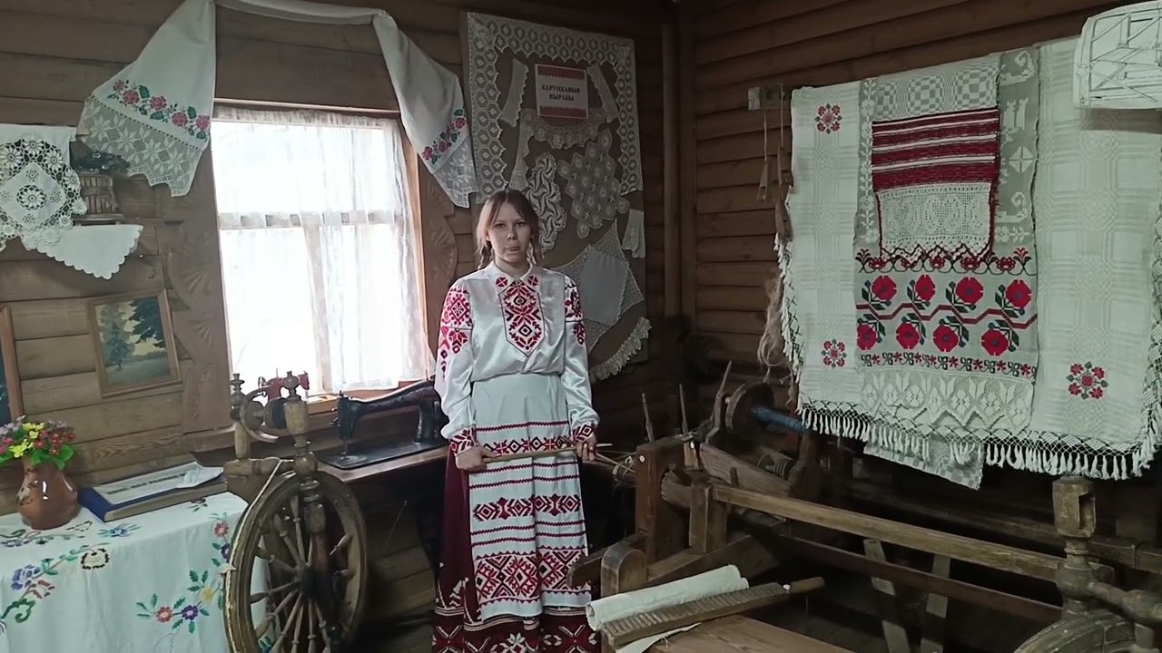 Аглядавая экскурсія ў школьным этнаграфічны музей народнага побыту 