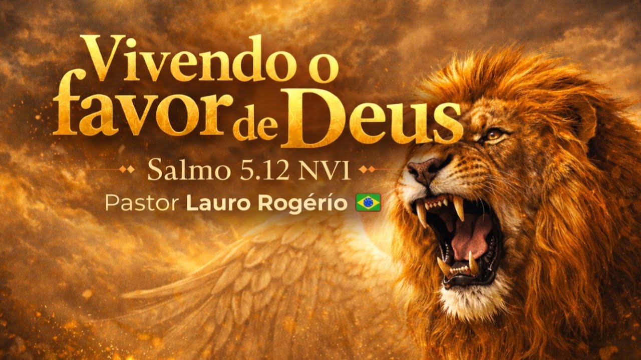 VIVENDO O FAVOR DE DEUS. Pr Lauro Rogério 🇧🇷 