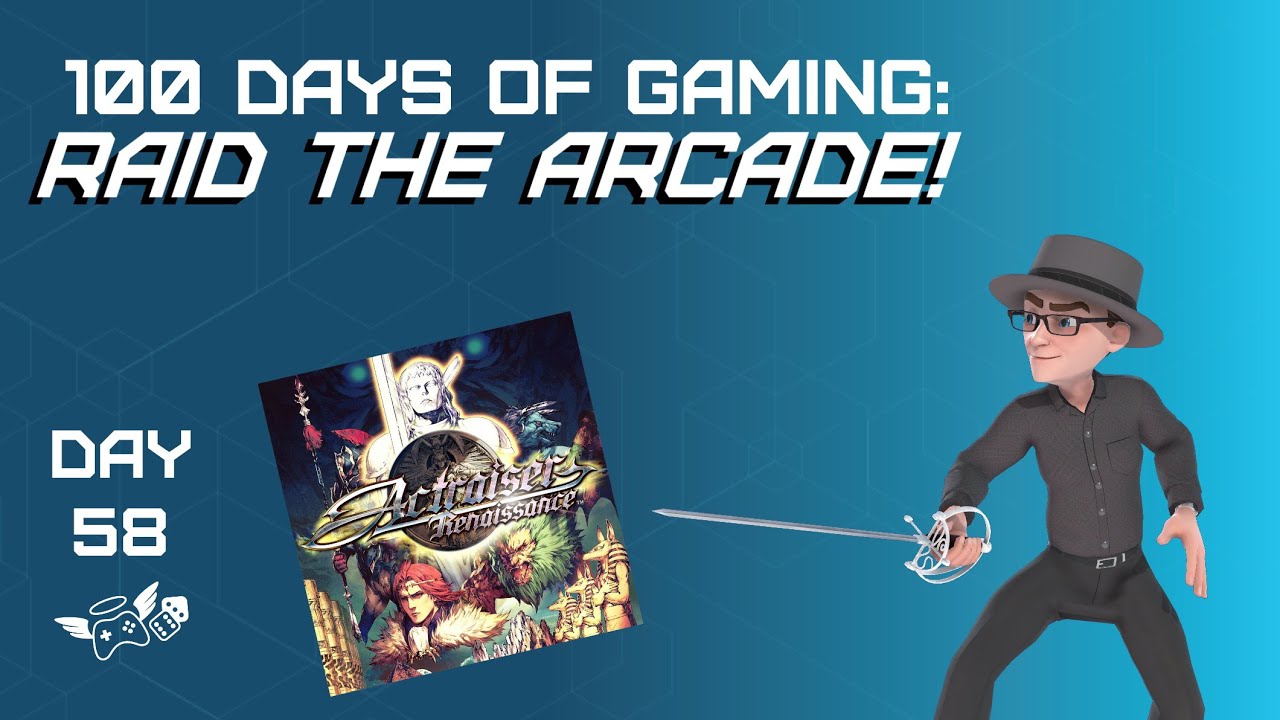 #100DaysOfGaming: Raid the Arcade! Day 58: playing ActRaiser Renaissance for #ExtraLife!