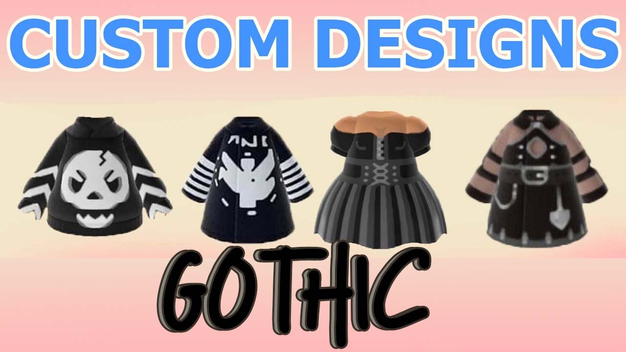 GOTHIC/METAL/ALTERNATIVE ANIMAL CROSSING CUSTOM DESIGNS