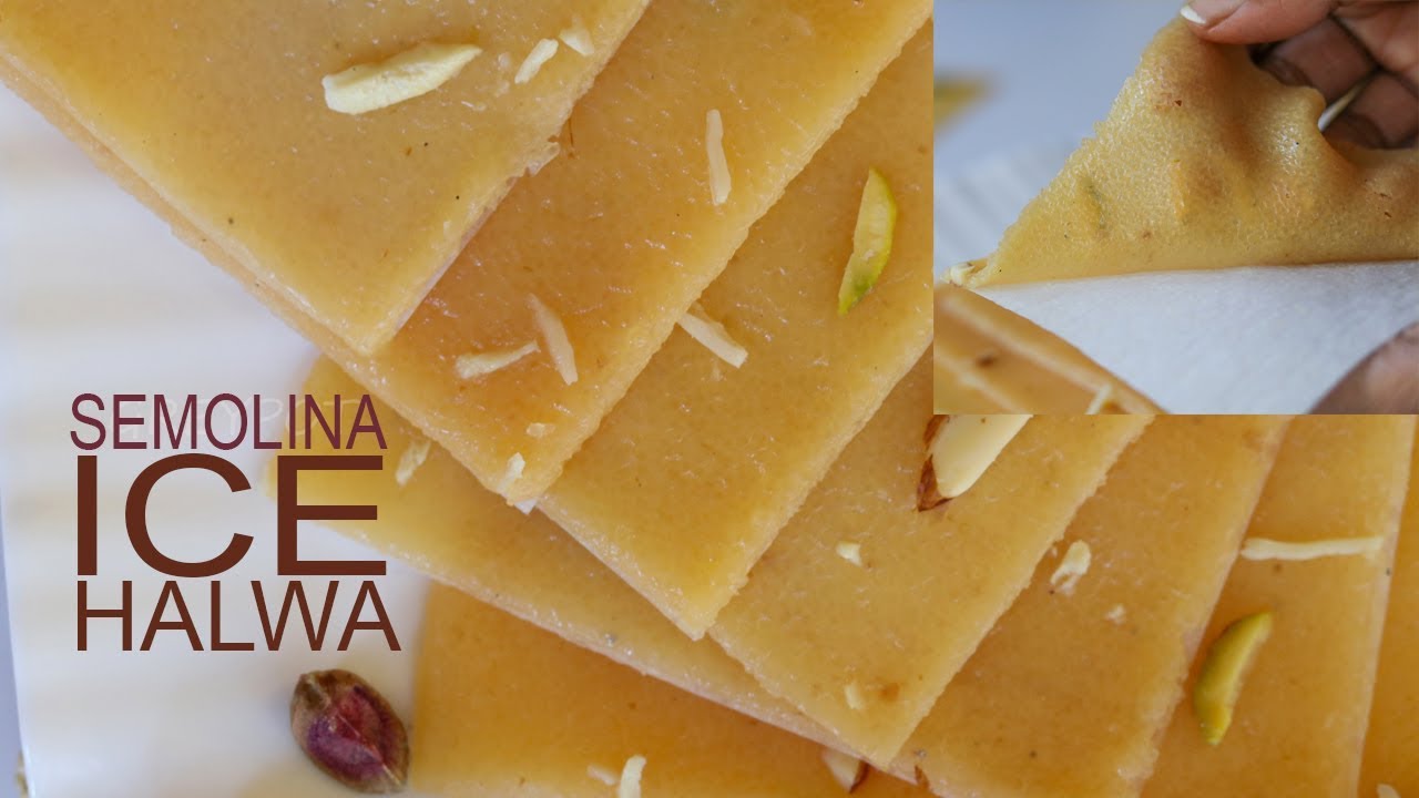 Semolina Ice Halwa Recipe | Festival Sweet Recipe | Healthy Sweet