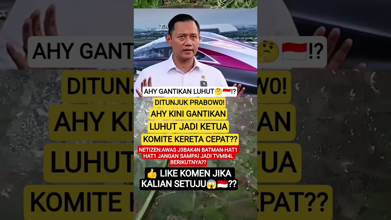 AHY GANTIKAN LUHUT🇮🇩 #shortvideo #beritapolitik #viral