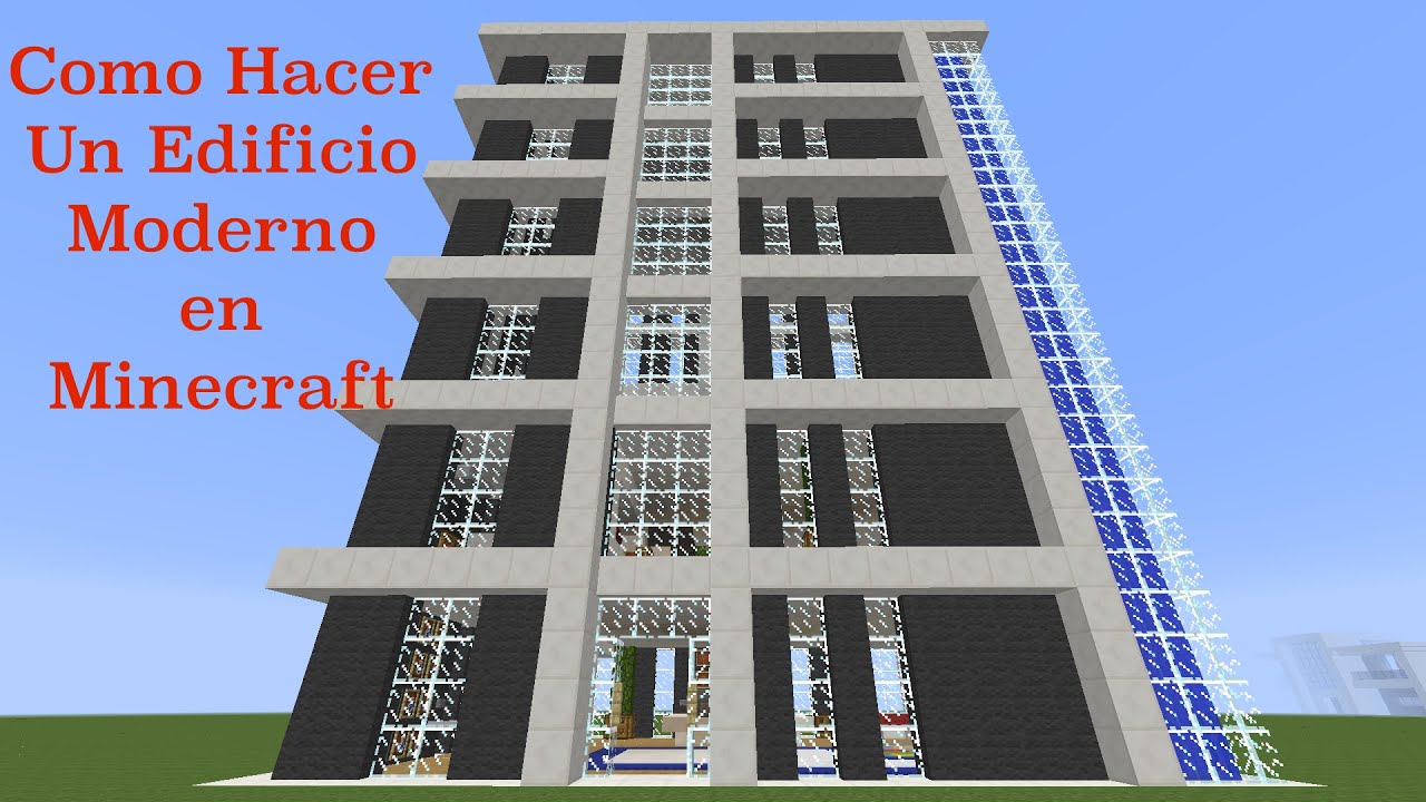 Como Hacer Un Edificio Moderno en Minecraft (PT1)