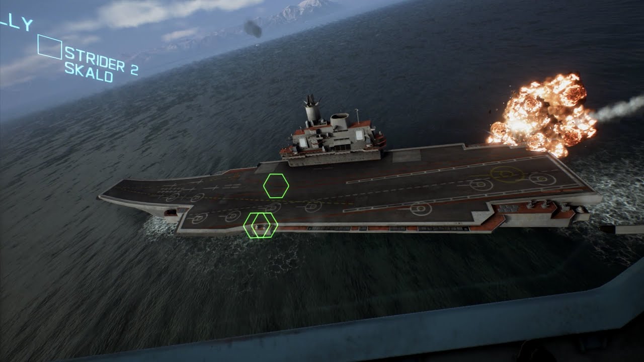 Ace Combat 7 Skies Unknown Mission 11 Fleet Destruction Virtual Reality (VR) Gameplay
