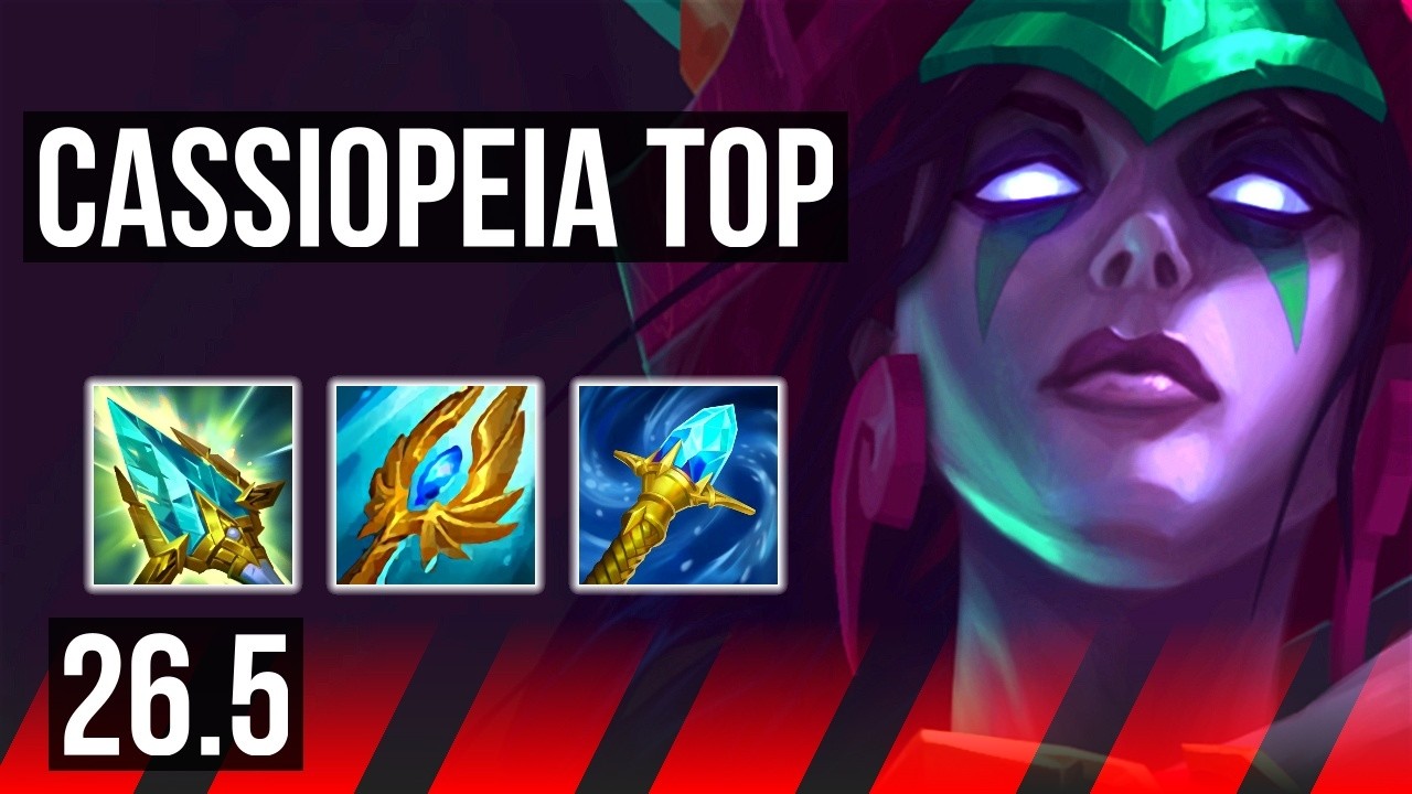 CASSIOPEIA vs DARIUS (TOP) | 55K damage | EUW Master | 26.5