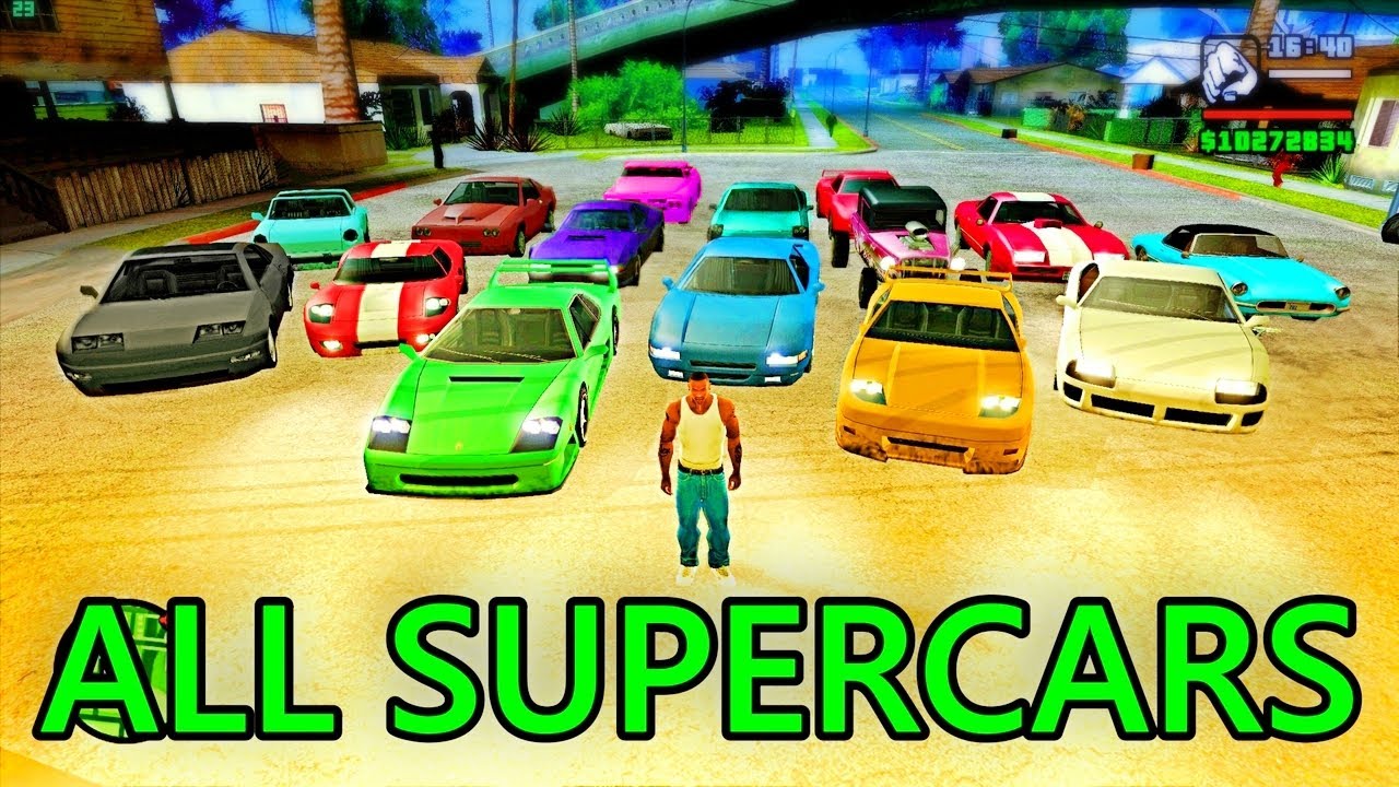 How to Get Every Supercar in GTA San Andreas (All Locations)