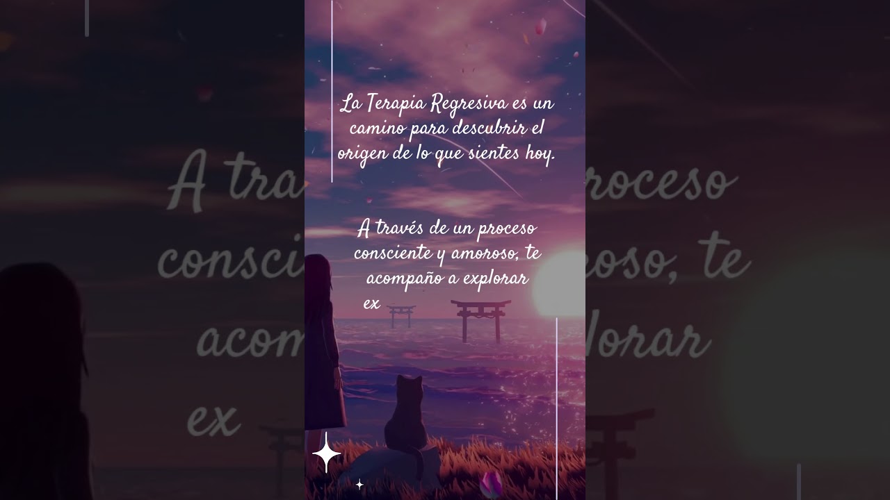 Si hay algo dentro de ti que te pesa y no entiendes.𝗧𝗲𝗿𝗮𝗽𝗶𝗮 𝗥𝗲𝗴𝗿𝗲𝘀𝗶𝘃𝗮 sana el origen de tu herida.