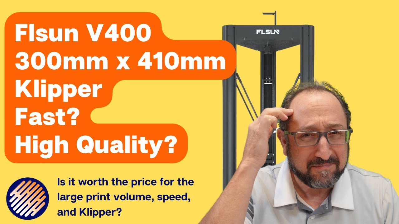 Flsun V400 Review: Big, Running Kipper. Is is fast with high quality?