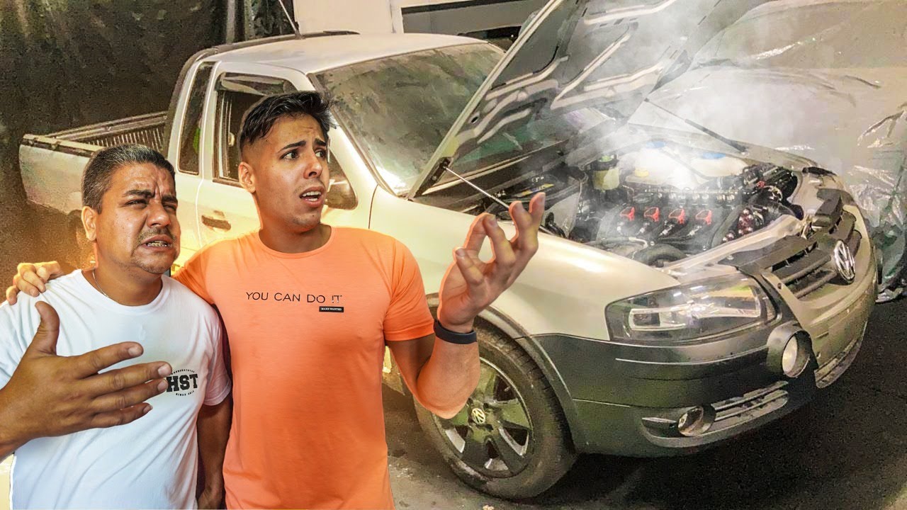 A SAVEIRO TURBO DO MEU PAI QUEBROU ANTES DE FUNCIONAR