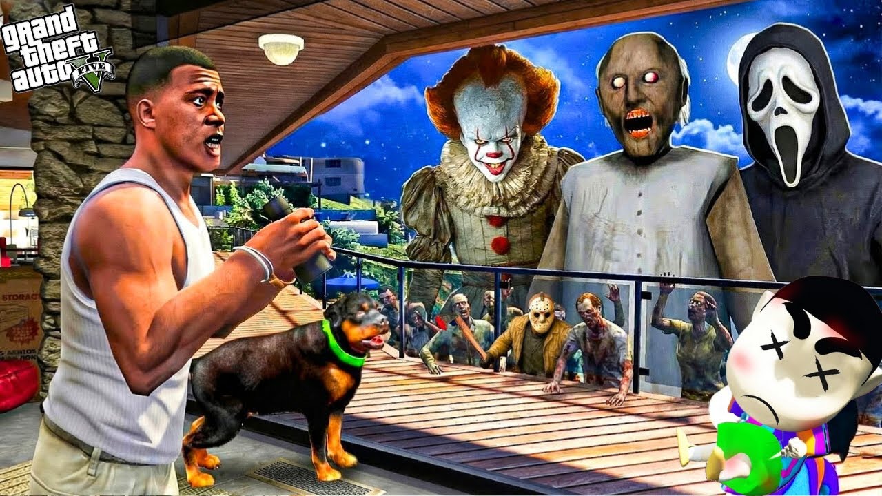What Happens To Franklin At 3 AM With Shinchan (Horror Story) in GTA 5 🔥
