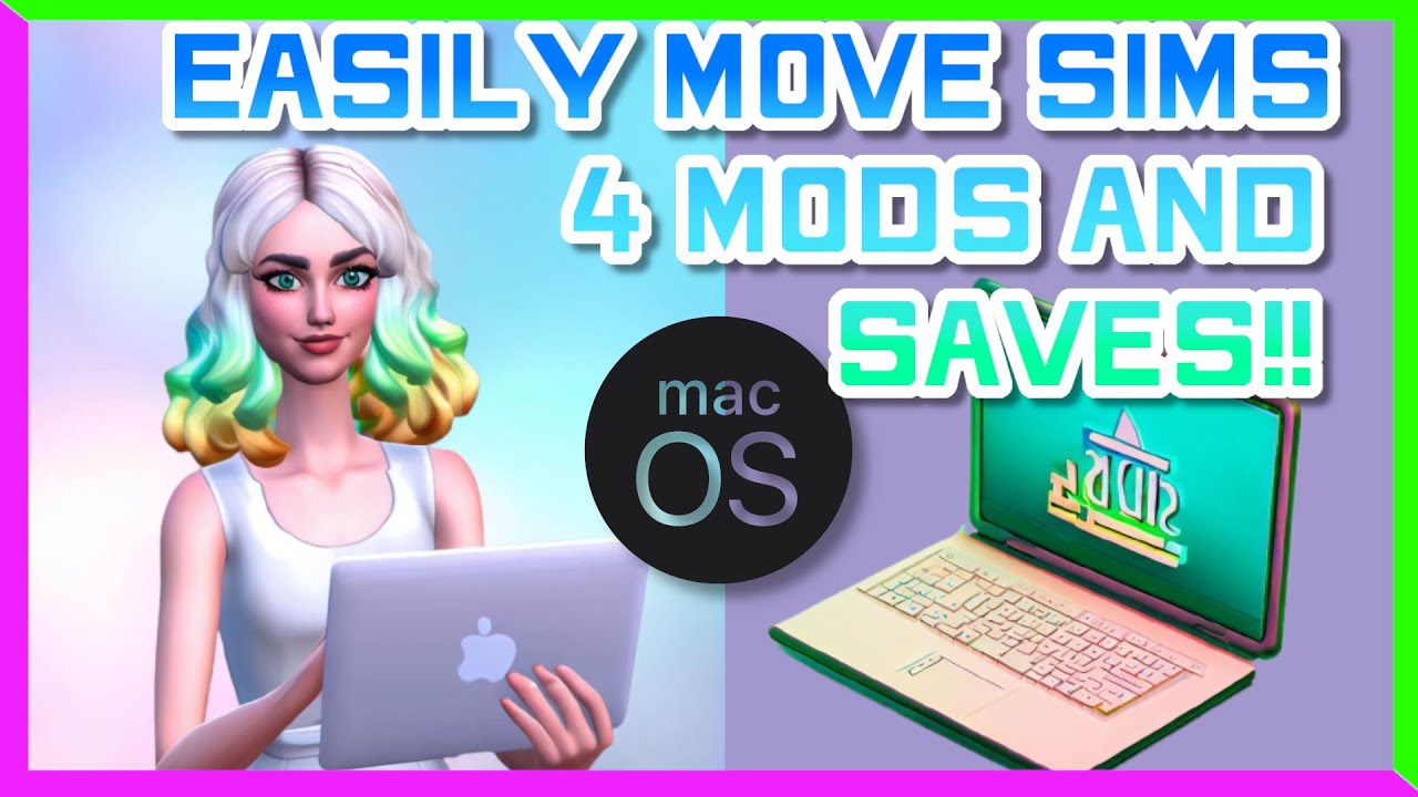 Быстрый и простой способ перенести ваши CC, моды и сохранения Sims 4 на внешний диск | Руководств...