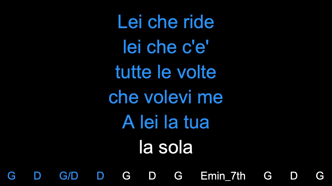 Anna Oxa   A Lei - Karaoke