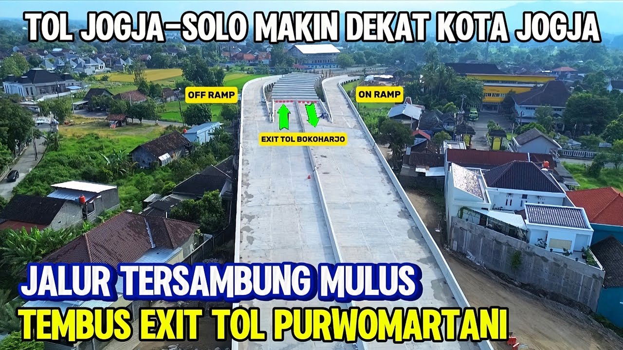 SEMAKIN DEKAT‼️TOL JOGJA SOLO TEMBUS KOTA JOGJA VIA EXIT TOL PURWOMARTANI, JALUR TERSAMBUNG MULUS‼️