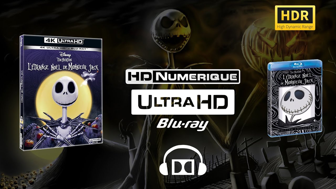 [HDR Required] The Nightmare Before Christmas (1993) : 4K Ultra HD vs Blu-ray Comparison