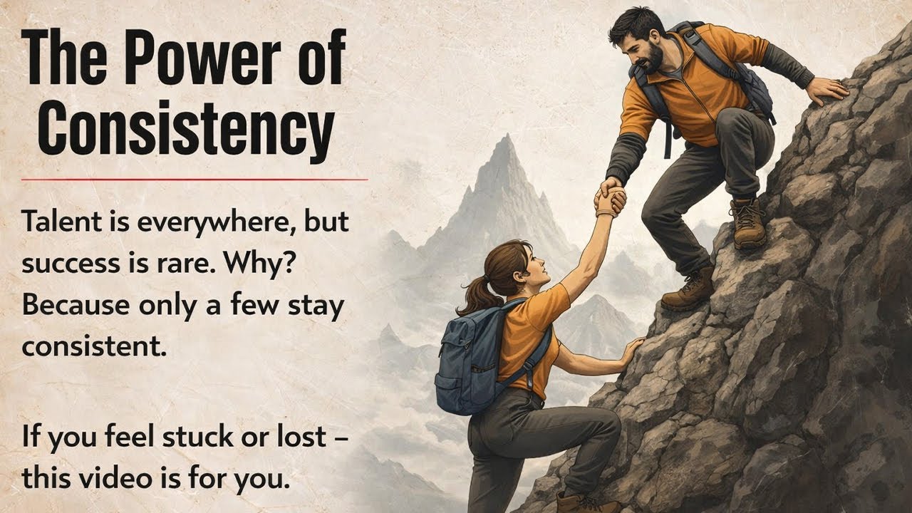 Be Consistent🔥Change Your Life | Improve Your English Fluency | English Listening Practice