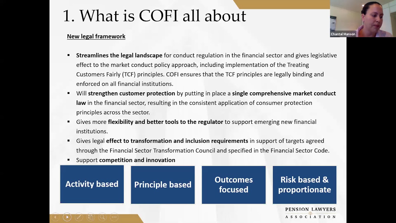 PLA Webinar 2nd Draft COFI Bill (November 2020)