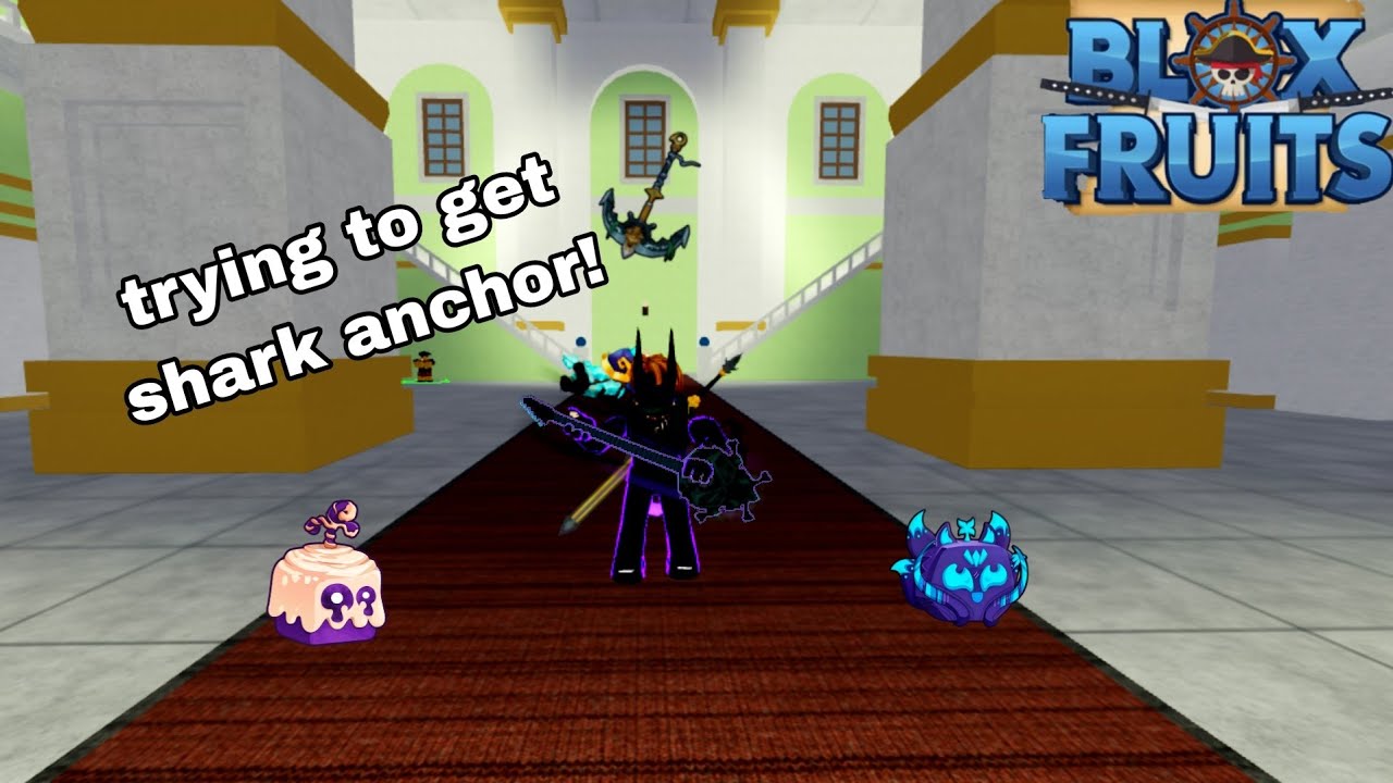 trying to get shark anchor!  in blox fruits | ROBLOX