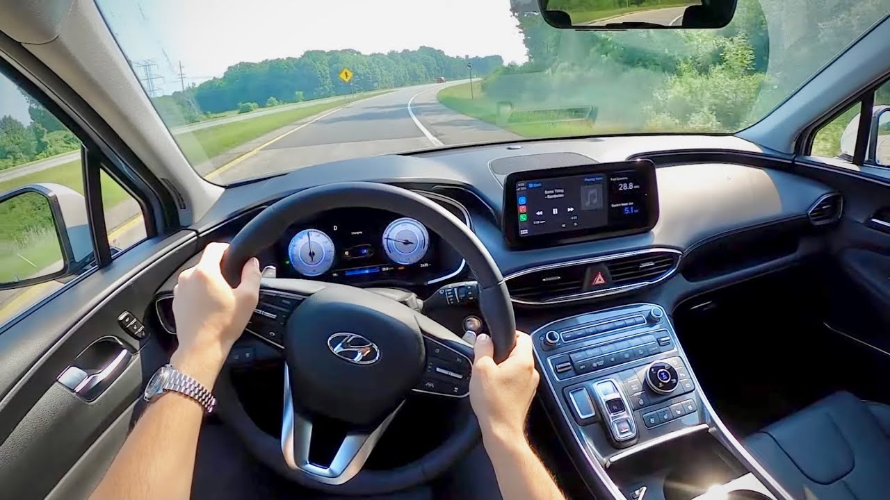2021 Hyundai Santa Fe Hybrid Limited - POV Review