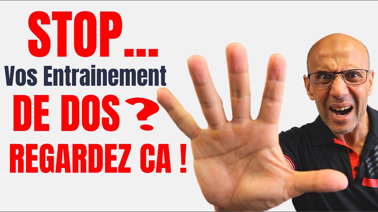 STOP... ARR&Ecirc;TEZ  d'entrainer vos DORSAUX et REGARDEZ CETTE VID&Eacute;O  !