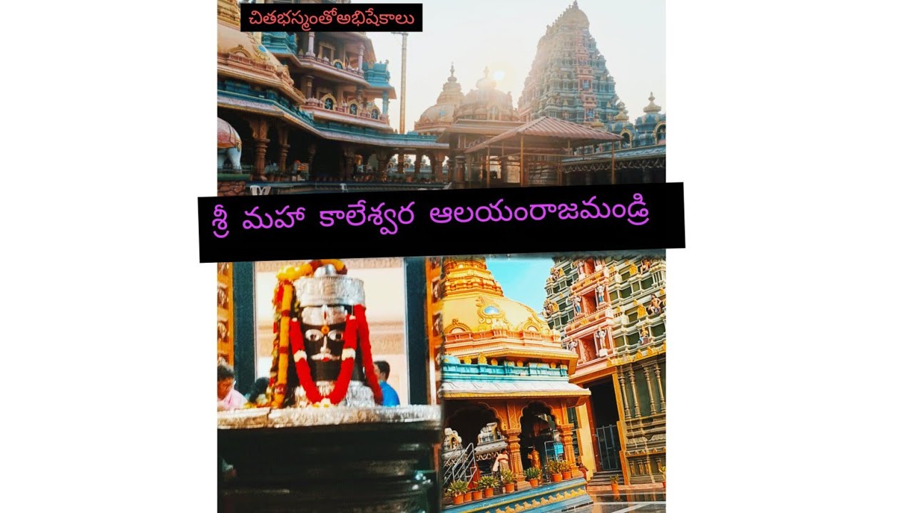 Vlog//Shri Mahakaleshwar aalayam rajamahendravaram//చితాభస్మం అభిషేకాలు