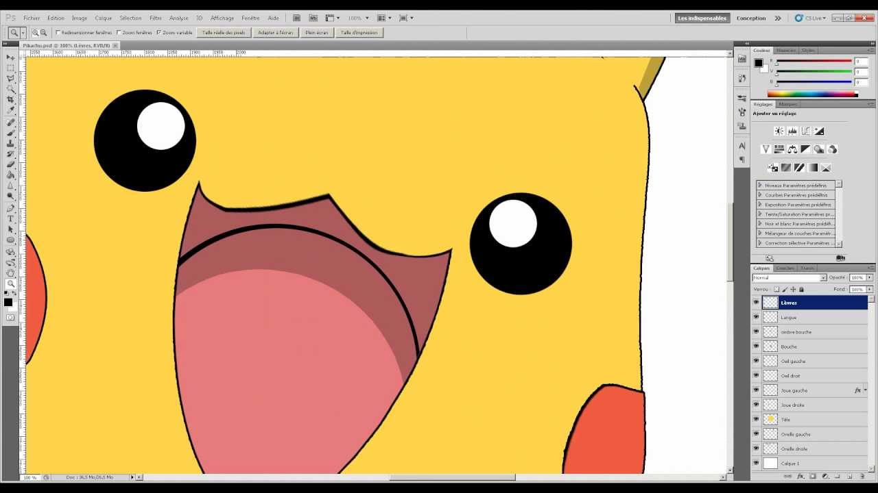 SpeedArt - Pikachu pour ItsHeavenFox