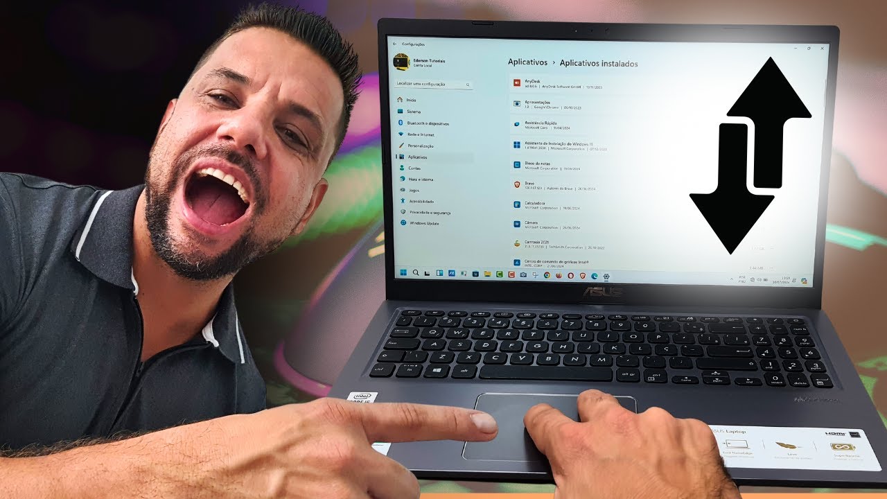Forma Secreta Para Rolar Para Baixo e Para Cima as Páginas no Sistema Windows 11 Através do Touchpad