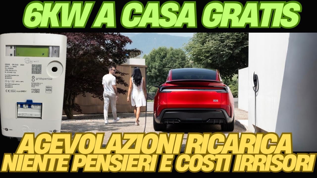 RICARICARE A 6 kW IN MANIERA ILLIMITATA SENZA PENSIERI con costi irrisori e agevolazioni #automobile