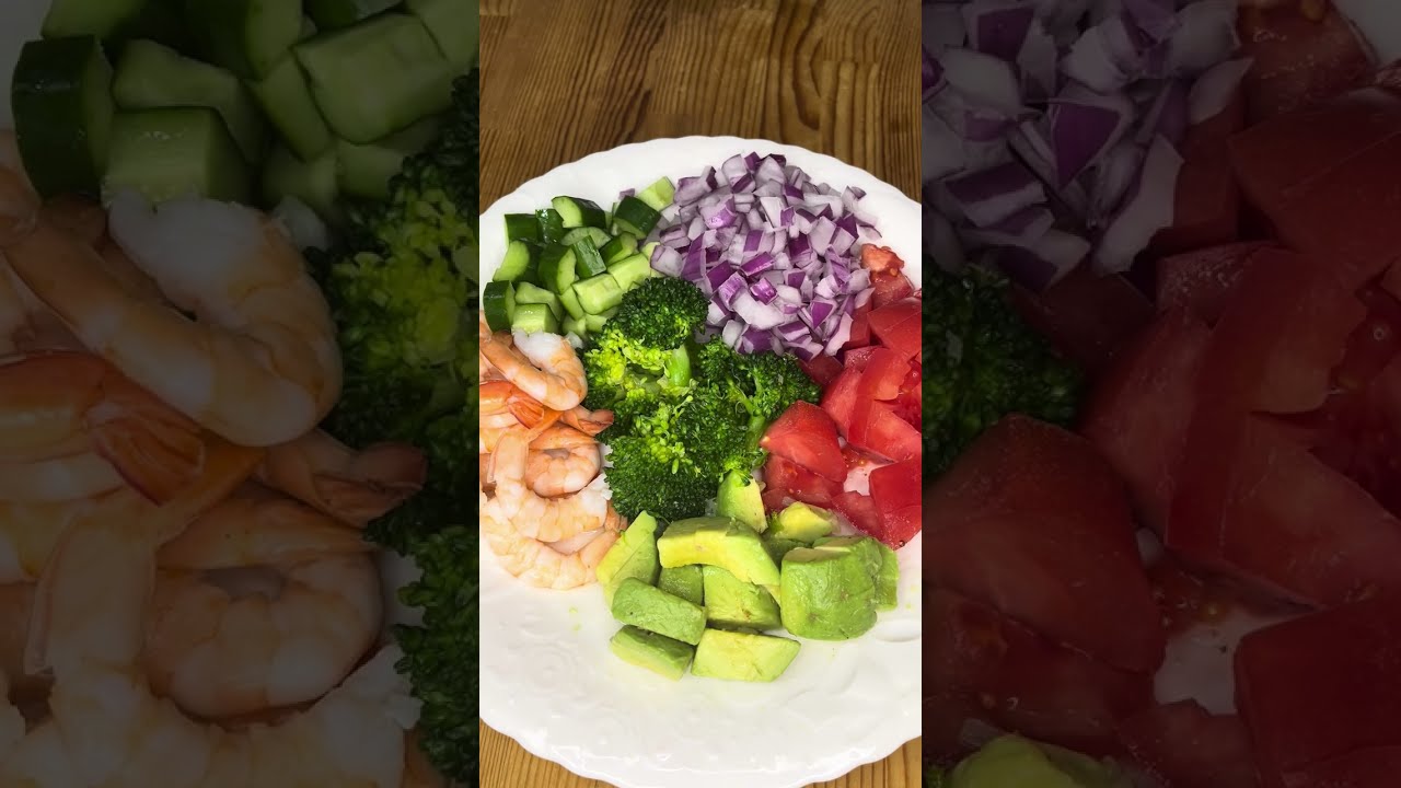 How to make a Quick healthy prawn salad